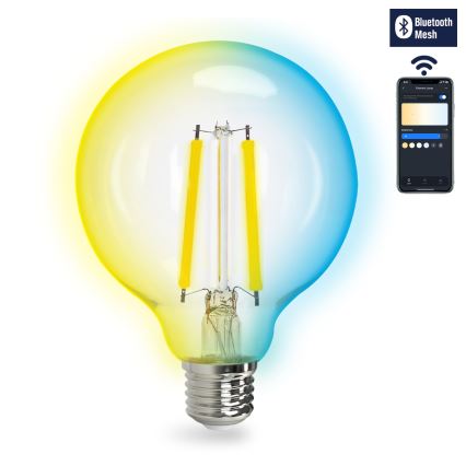 LED Dimmable bulb FILAMENT MESH Smart G95 E27/6W/230V 2700-6500K - Aigostar