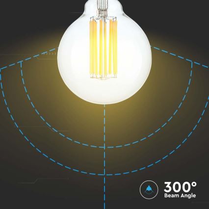 LED Bulb FILAMENT G95 E27/6W/230V 3000K