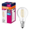 LED Bulb FILAMENT P40 E14/4W/230V 4000K - Osram