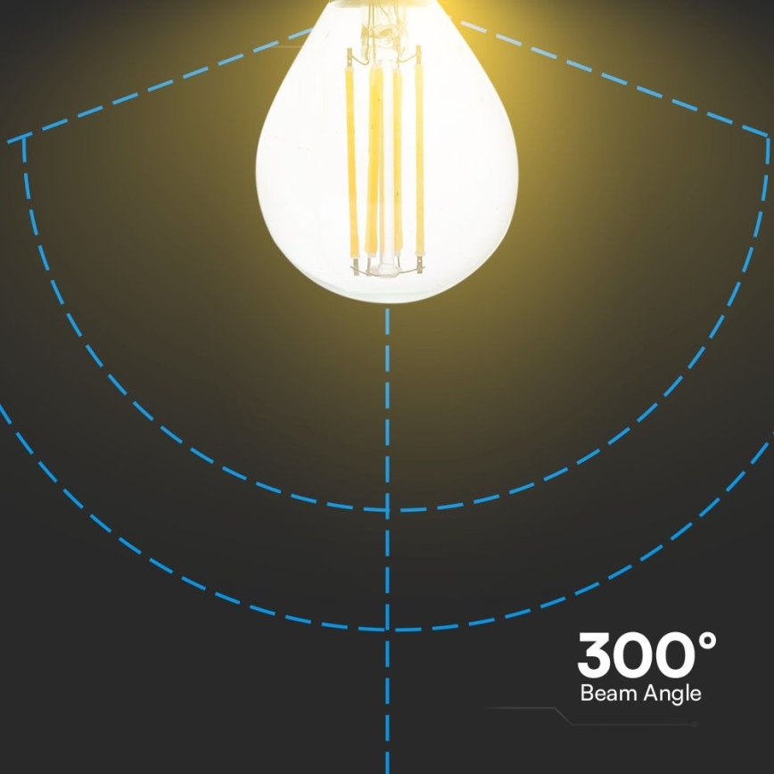 LED Bulb FILAMENT P45 E14/6W/230V 4000K