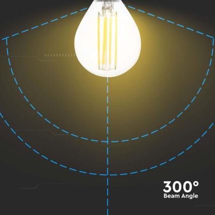 LED Bulb FILAMENT P45 E14/6W/230V 6500K
