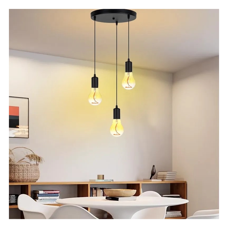 LED Bulb FILAMENT SHAPE A60 E27/4W/230V 1800K yellow