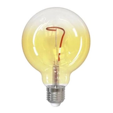 LED Bulb FILAMENT SHAPE G95 E27/4W/230V 1800K yellow