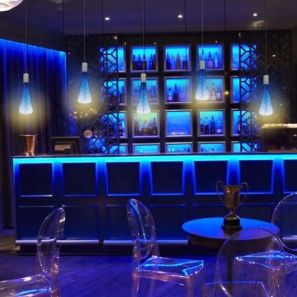 LED Bulb FILAMENT SHAPE T110 E27/5W/230V 1800K blue