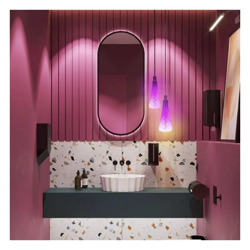 LED Bulb FILAMENT SHAPE T110 E27/5W/230V 1800K purple