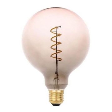 LED Bulb FILAMENT SPIRAL G125 E27/4W/230V 2000K grey/pink