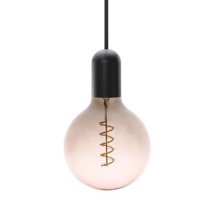 LED Bulb FILAMENT SPIRAL G125 E27/4W/230V 2000K grey/pink