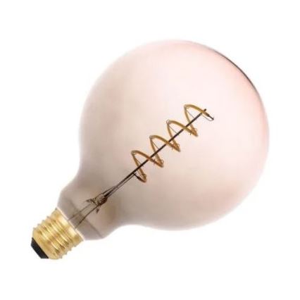 LED Bulb FILAMENT SPIRAL G125 E27/4W/230V 2000K grey/pink