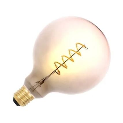 LED Bulb FILAMENT SPIRAL G125 E27/4W/230V 2000K grey/pink