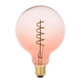 LED Bulb FILAMENT SPIRAL G125 E27/4W/230V 2000K pink