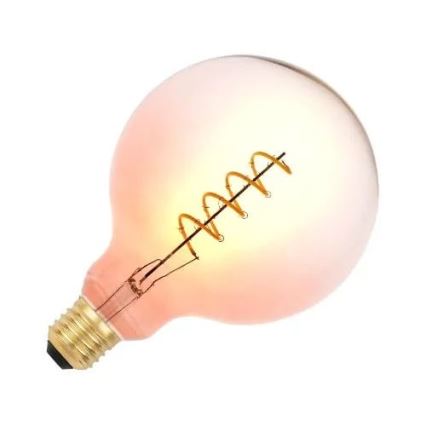 LED Bulb FILAMENT SPIRAL G125 E27/4W/230V 2000K pink