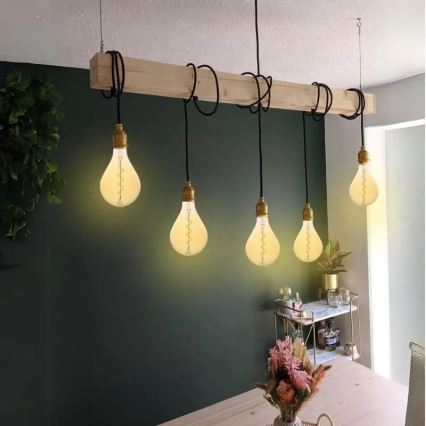 LED Bulb FILAMENT SPIRAL VINTAGE A165 E27/4W/230V 2000K