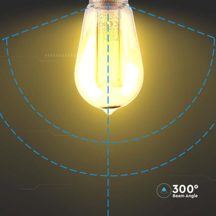 LED Bulb FILAMENT ST64 E27/4W/230V 1800K Art Edition