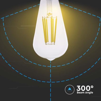 LED Bulb FILAMENT ST64 E27/4W/230V 3000K