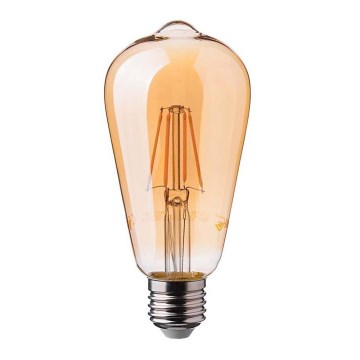 LED Bulb FILAMENT ST64 E27/6W/230V 2200K