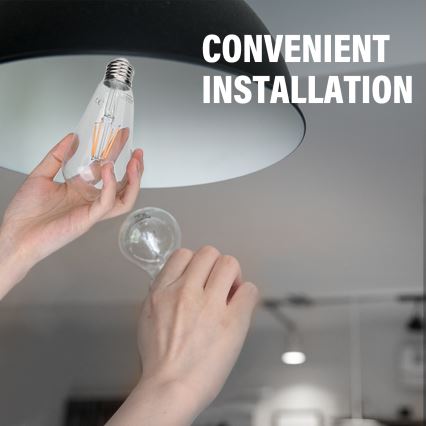 LED Bulb FILAMENT ST64 E27/6W/230V 2700K - Aigostar
