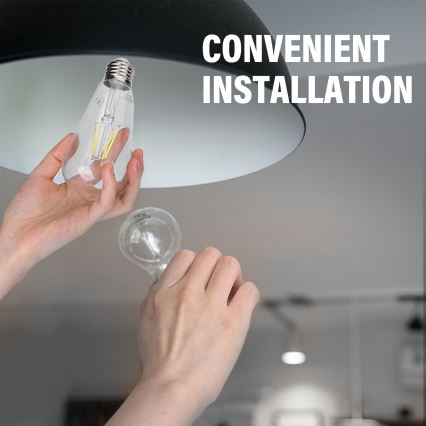 LED Bulb FILAMENT ST64 E27/6W/230V 6500K - Aigostar