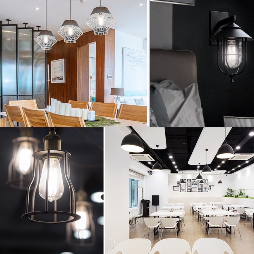 LED Bulb FILAMENT ST64 E27/6W/230V 6500K - Aigostar