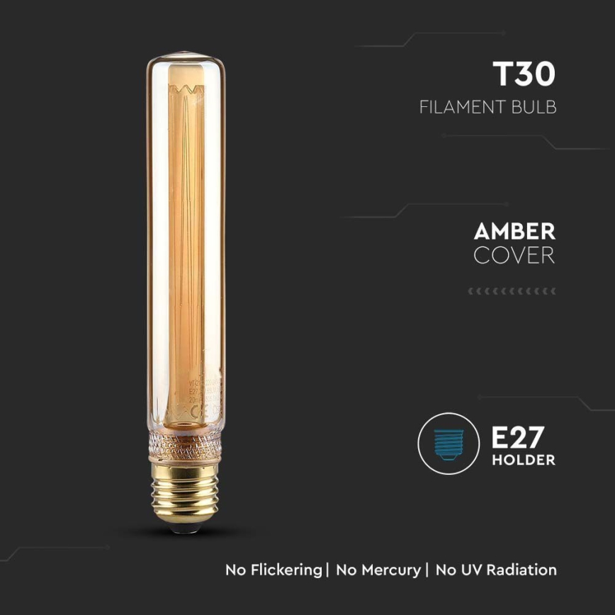 LED Bulb FILAMENT T30 E27/2W/230V 1800K Art Edition