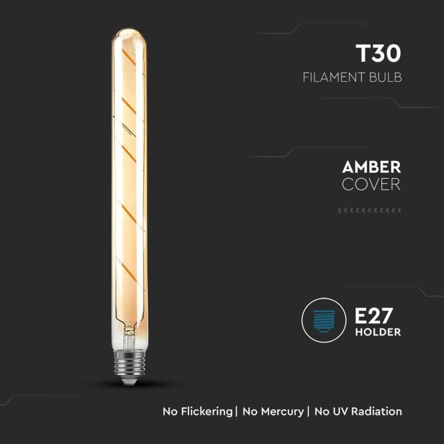 LED Bulb FILAMENT T30 E27/5W/230V 2200K