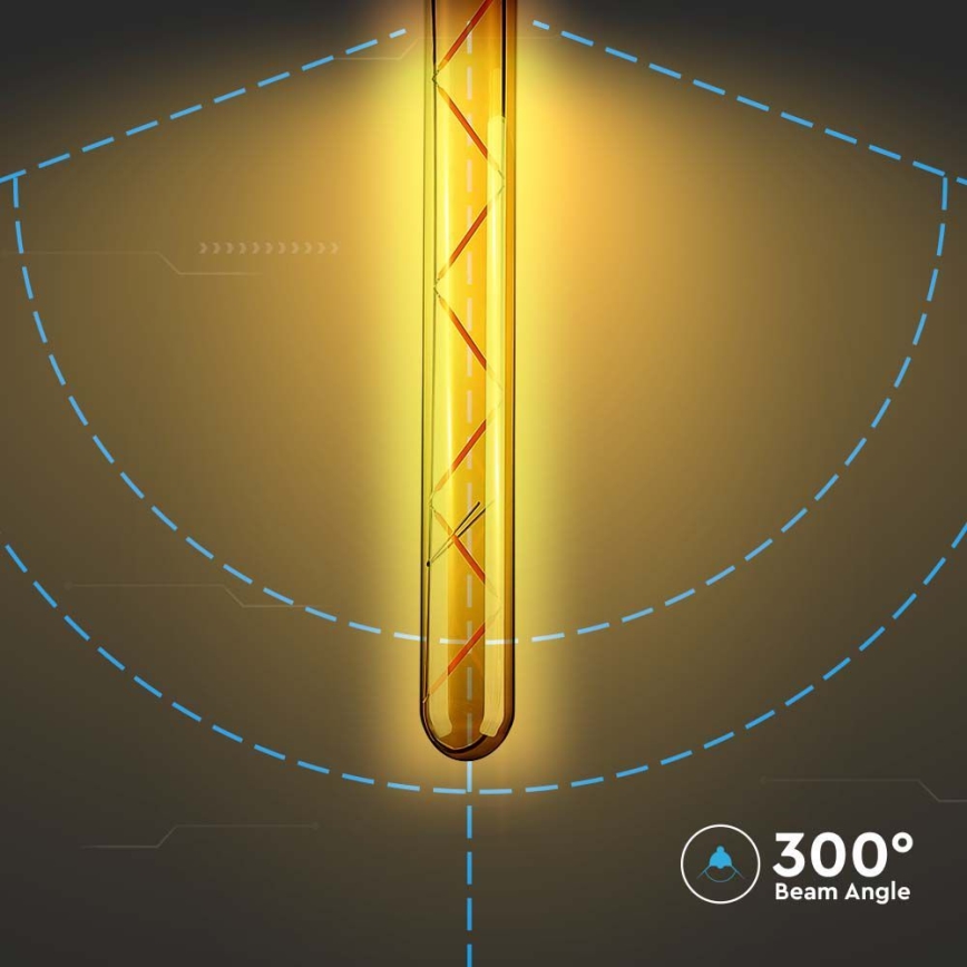 LED Bulb FILAMENT T30 E27/7W/230V 2200K