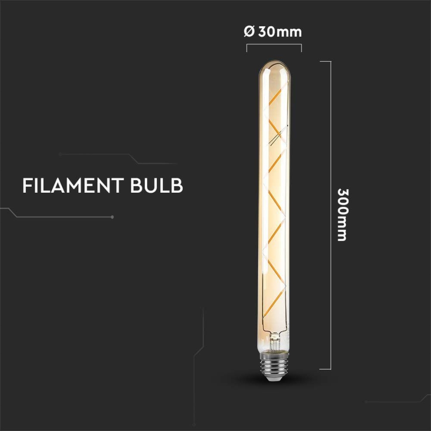 LED Bulb FILAMENT T30 E27/7W/230V 2200K