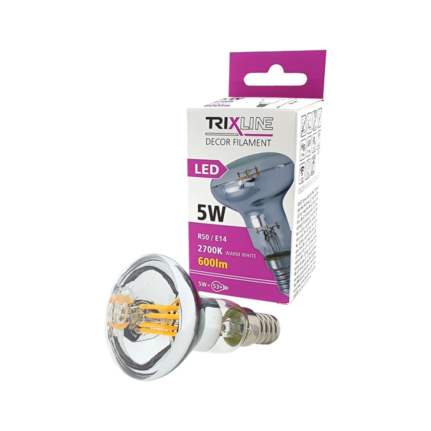 LED Bulb FILAMENT VINTAGE E14/5W/230V 2700K
