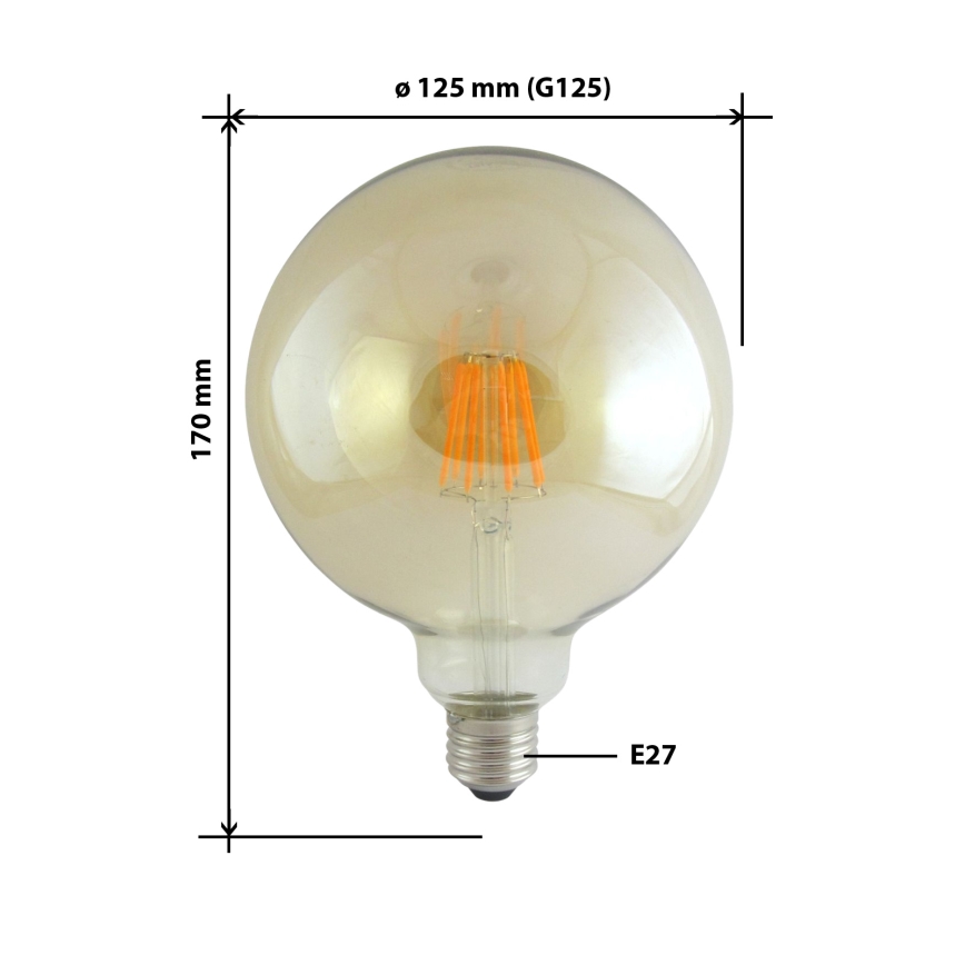 LED Bulb FILAMENT VINTAGE E27/10W/230V 2000K