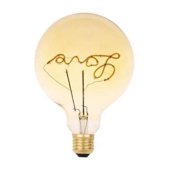 LED Bulb FILAMENT VINTAGE LOVE G125 E27/2W/230V 2000K