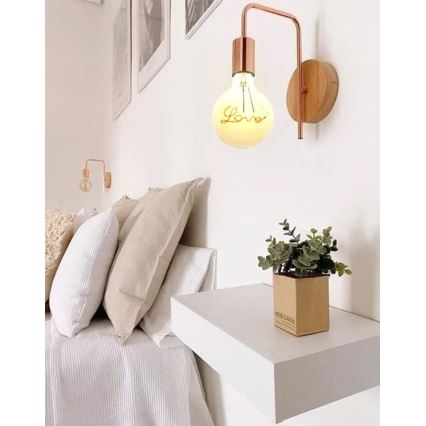 LED Bulb FILAMENT VINTAGE LOVE G125 E27/2W/230V 2000K
