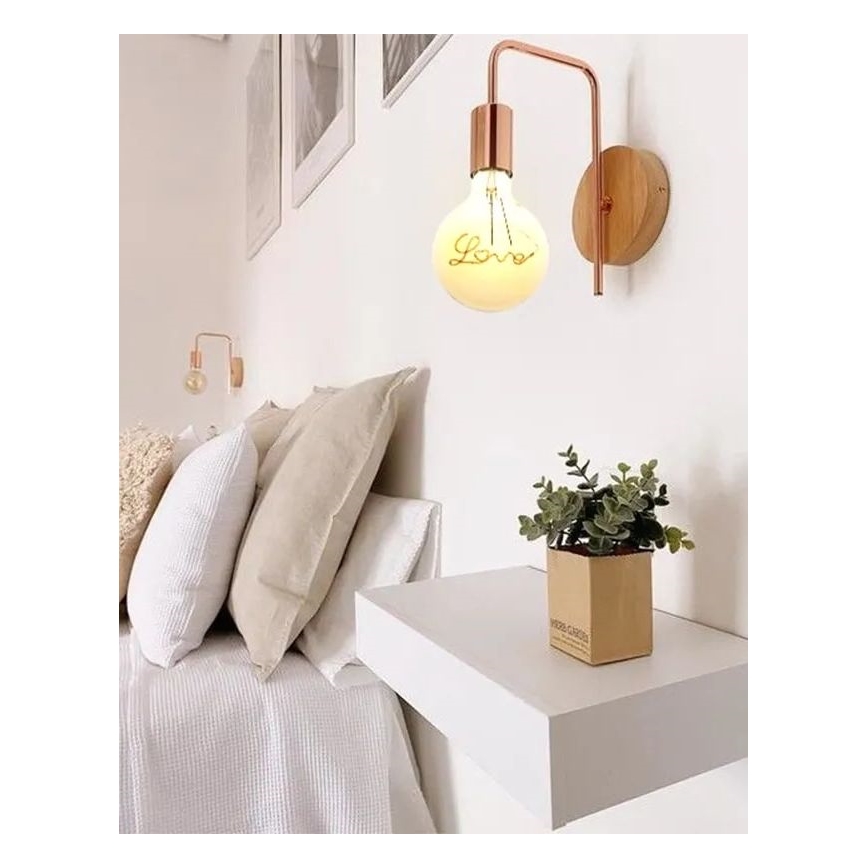 LED Bulb FILAMENT VINTAGE LOVE G125 E27/2W/230V 2000K