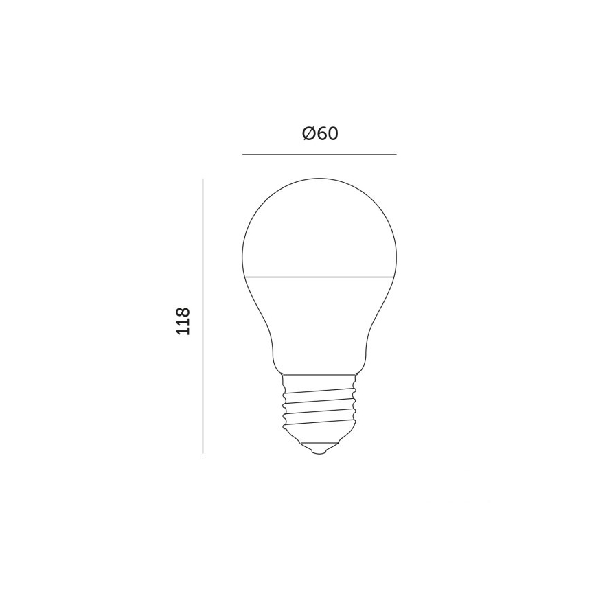 LED Bulb for plant growth PLANTY E27/11W/230V 1200K white