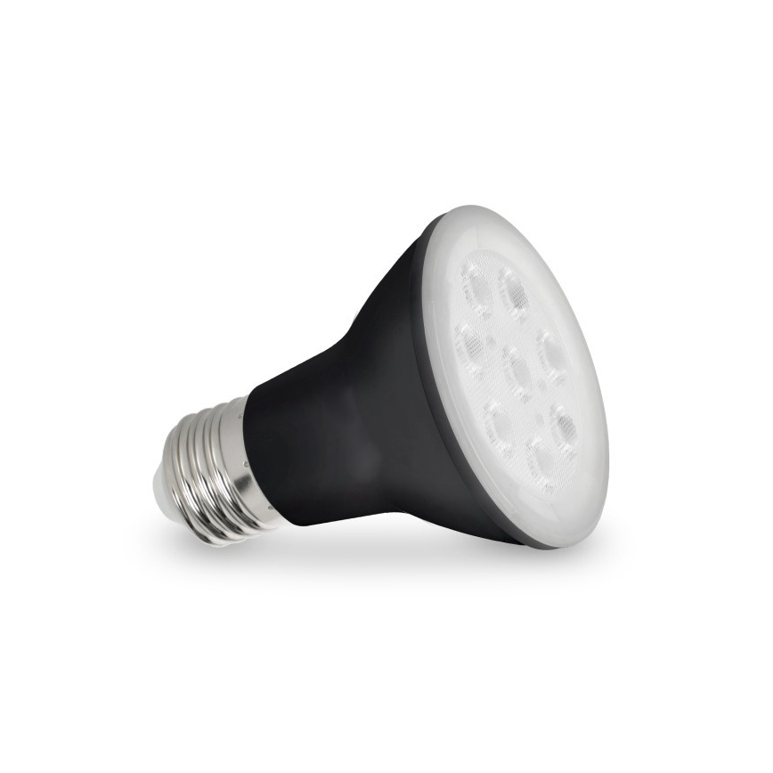 LED Bulb for plant growth PLANTY E27/7W/230V 1200K black