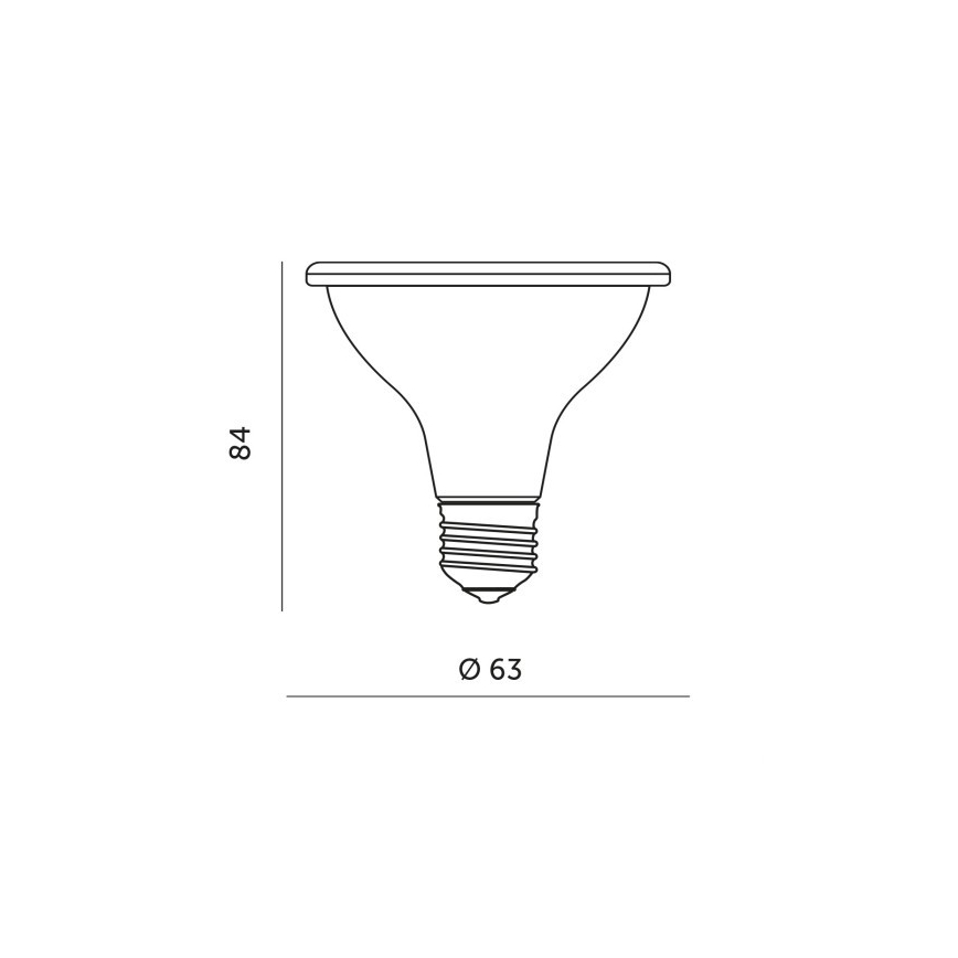 LED Bulb for plant growth PLANTY E27/7W/230V 1200K white