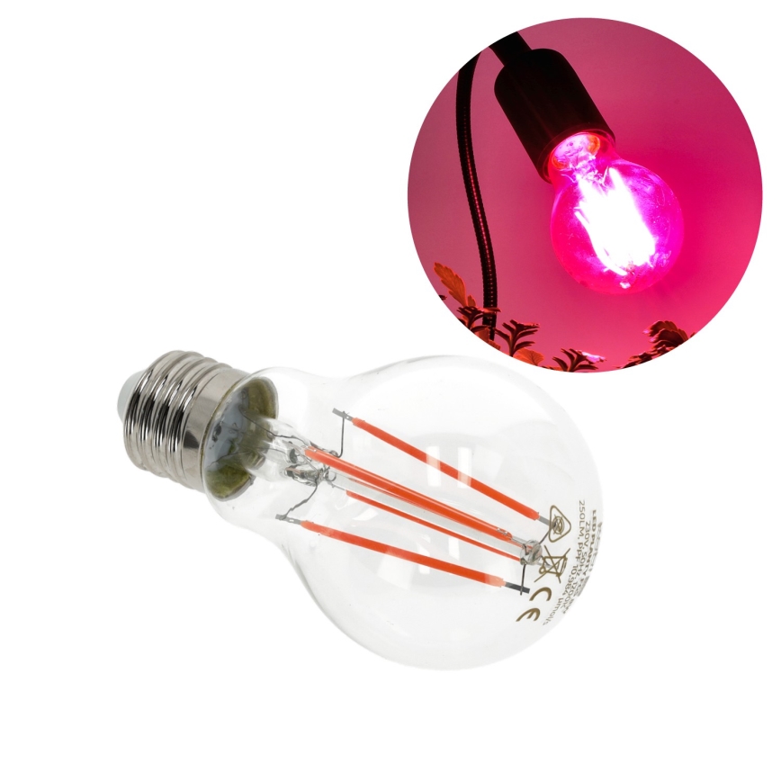 LED Bulb for plant growth PLANTY E27/8W/230V 1200K