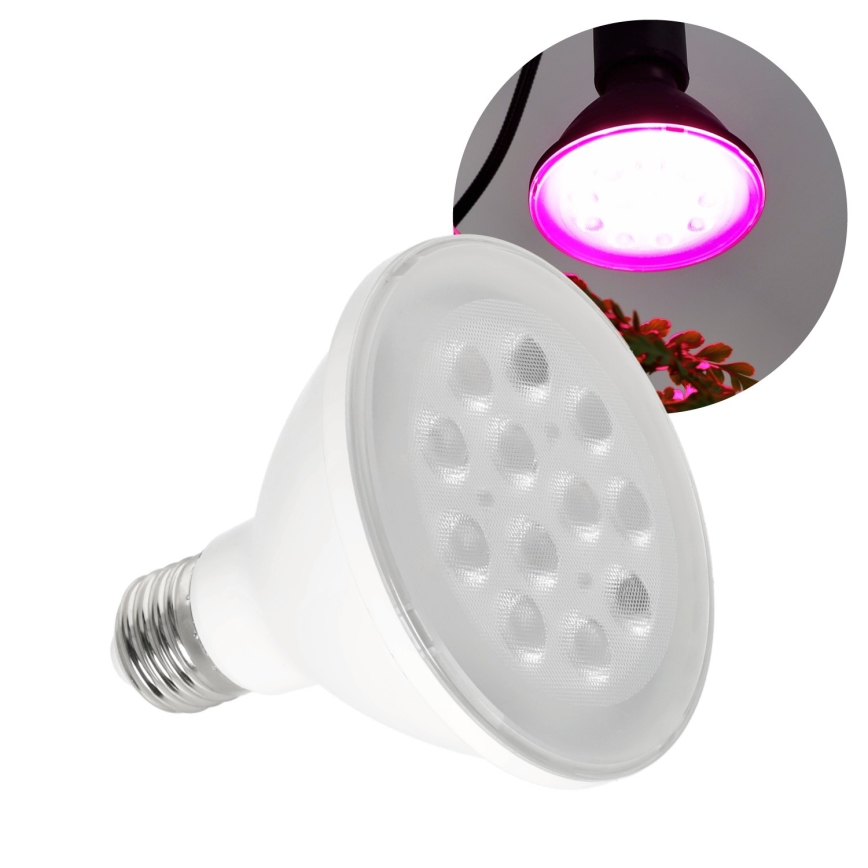 LED Bulb for plant growth PLANTY E27/9W/230V 1200K white