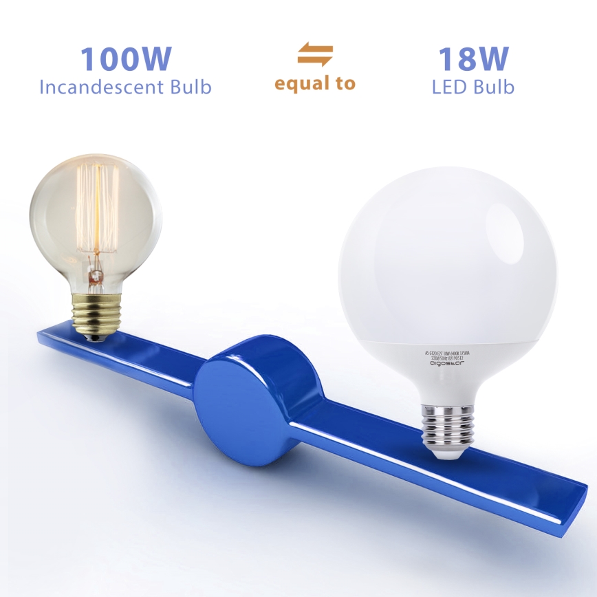 LED Bulb G120 E27/18W/230V 6500K - Aigostar