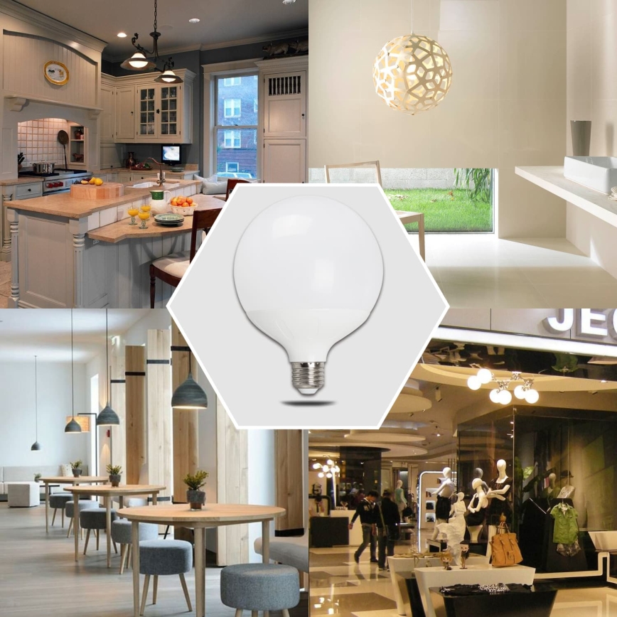 LED Bulb G120 E27/20W/230V 6500K - Aigostar