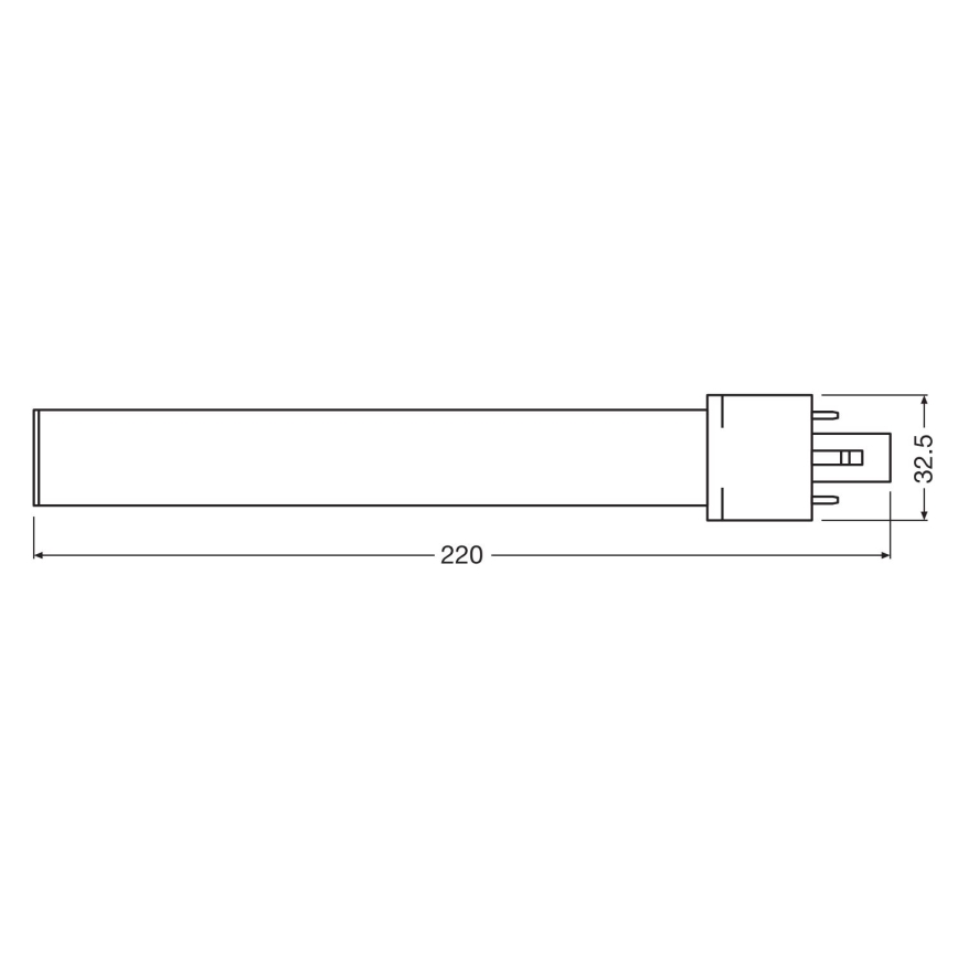 LED Bulb G23/6W/230V 4000K - Osram