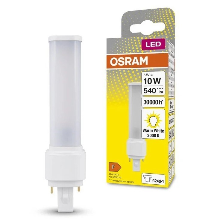 LED Bulb G24d-1/5W/230V 3000K - Osram
