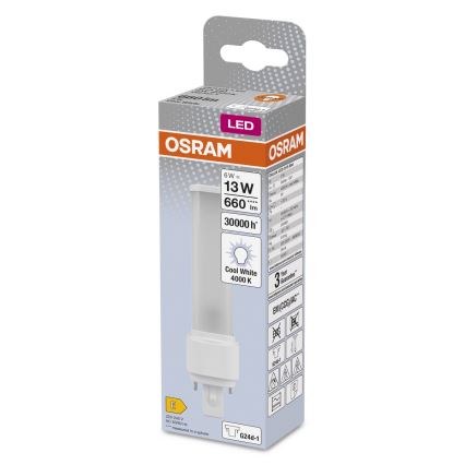 LED Bulb G24D-1/6W/230V 4000K - Osram