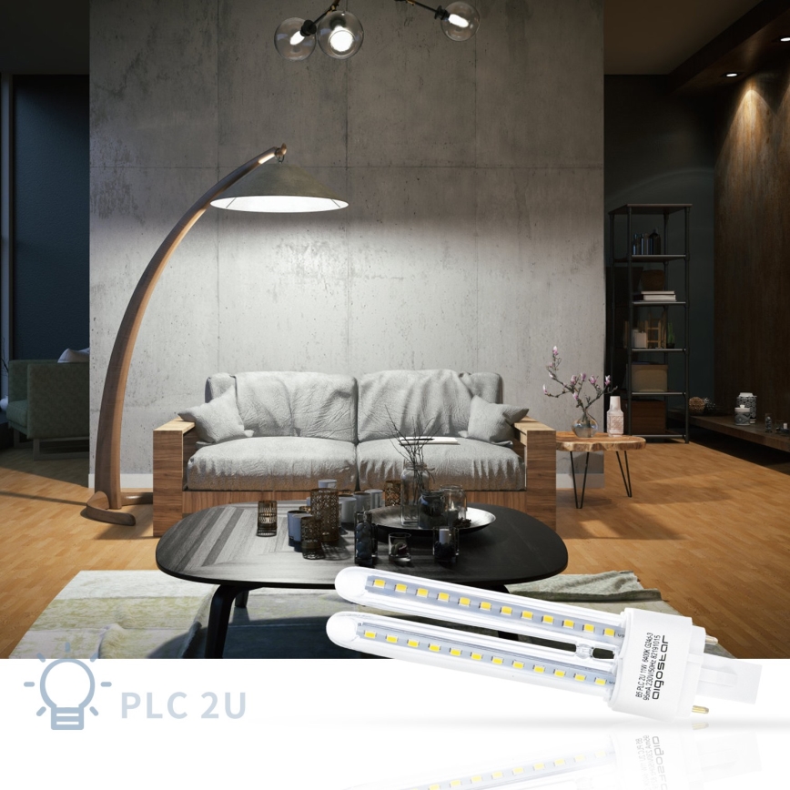 LED Bulb G24D-3/11W/230V 6500K - Aigostar