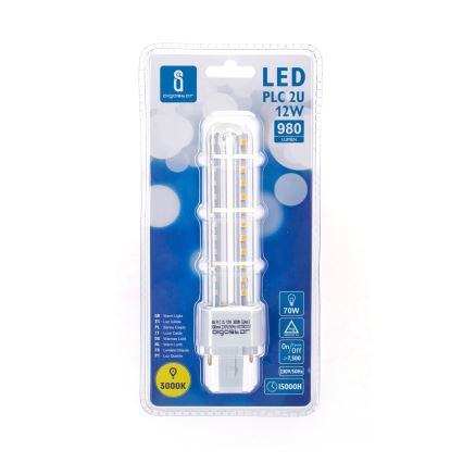 LED bulb G24D-3/12W/230V 3000K - Aigostar