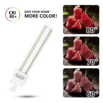 LED Bulb G24D-3/15W/230V 6500K - Aigostar