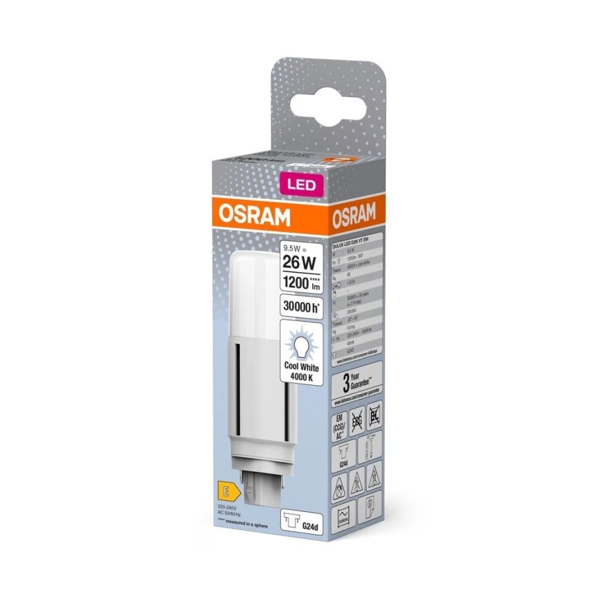 LED Bulb G24d/9,5W/230V 4000K - Osram