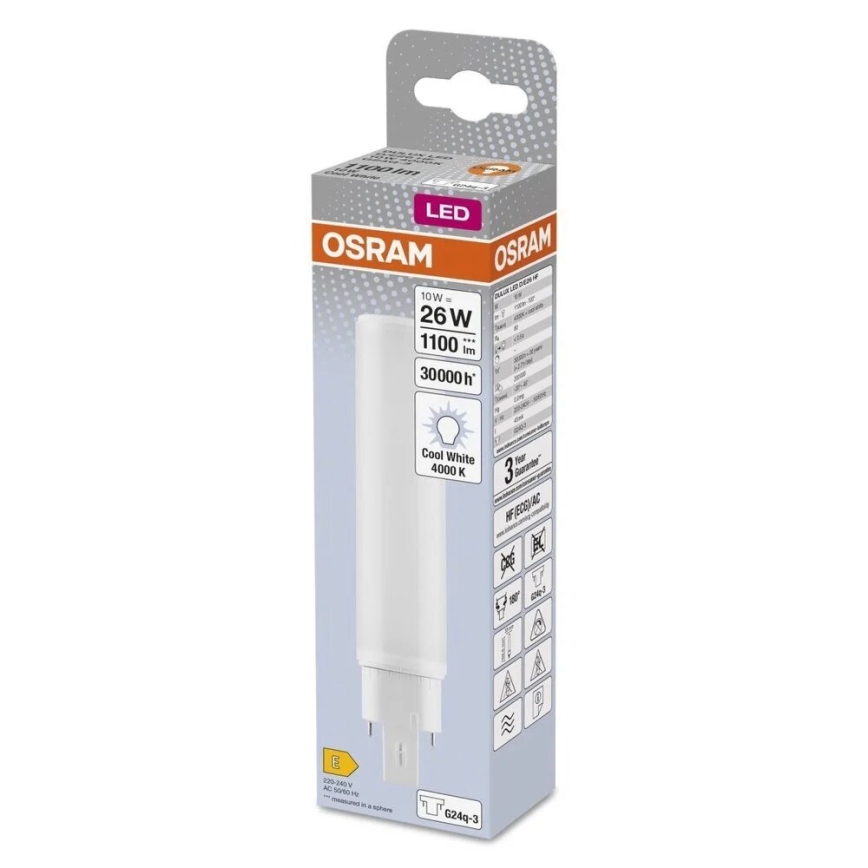 LED Bulb G24q-3/10W/230V 4000K - Osram