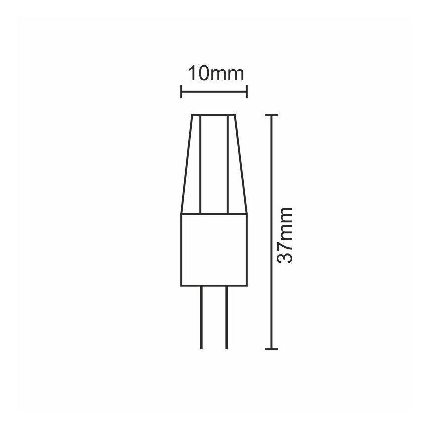 LED bulb G4/2W/12V 4000K
