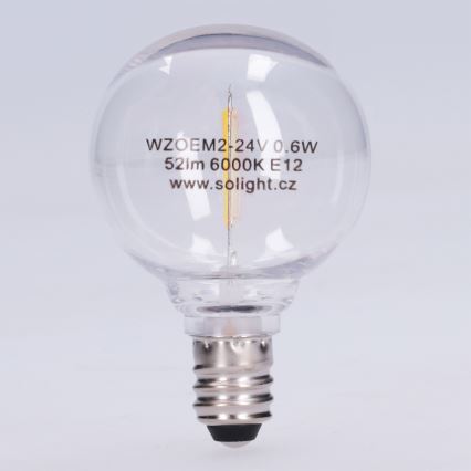 LED Bulb G40 E12/0.6W/24V 6000K - Brilagi