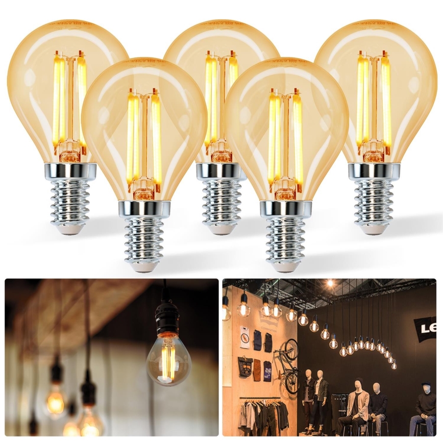 LED bulb G45 E14/4W/230V 2200K - Aigostar