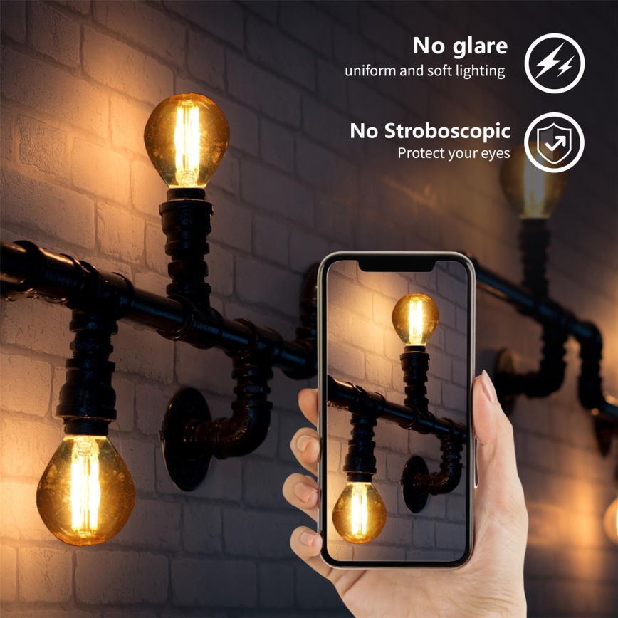 LED bulb G45 E14/4W/230V 2200K - Aigostar